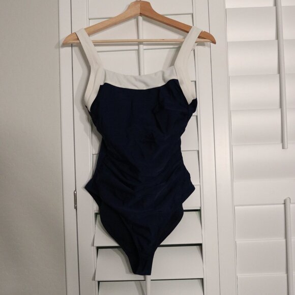 Shade & Shore One Piece in Navy and White 14 NEW - Picture 2 of 7
